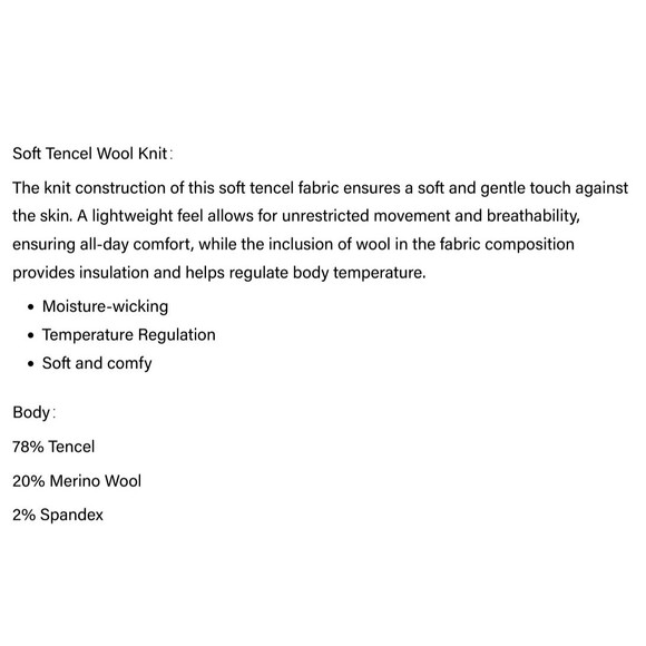 OGL Eco Mousse Tencel Wool Detail Long Sleeve Brami BraTop In Rust Size Medium - Picture 4 of 10